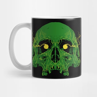 Green Skull Mug